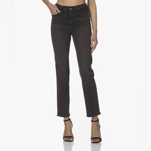 Women's FRAME Denim Le Sylvie Slender Straight Denim Jeans 26 Faded Black